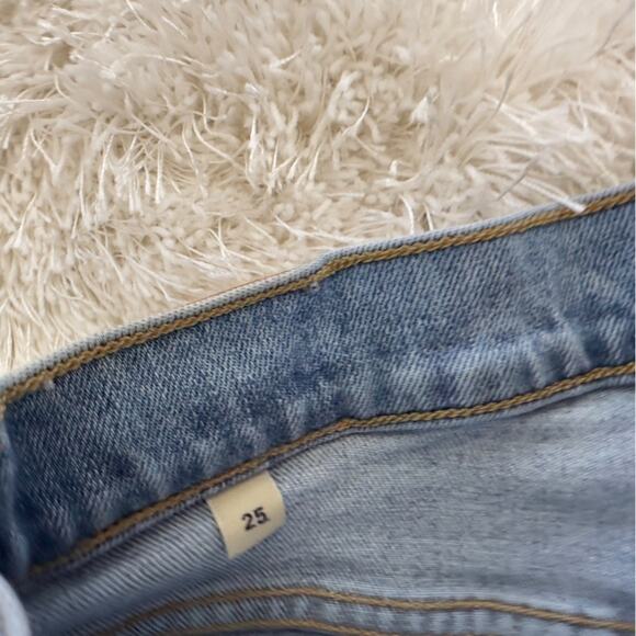 CITIZENS OF HUMANITY Demy Cropped Flare size 25 light wash distressed - Picture 11 of 14